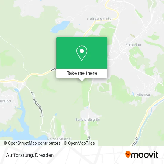 Карта Aufforstung