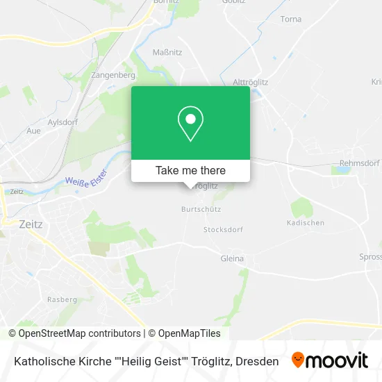 Katholische Kirche ""Heilig Geist"" Tröglitz map