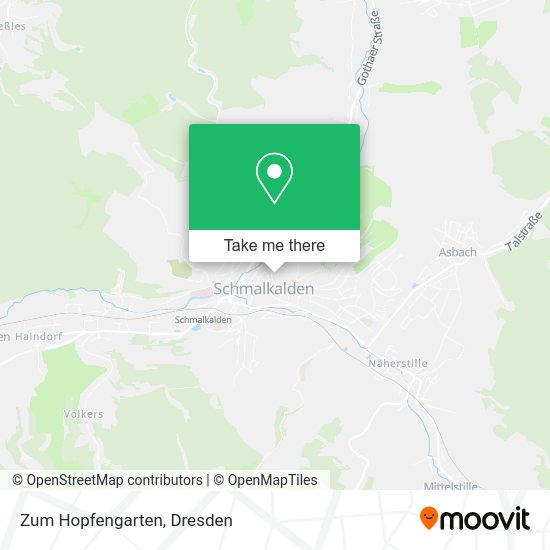 Карта Zum Hopfengarten