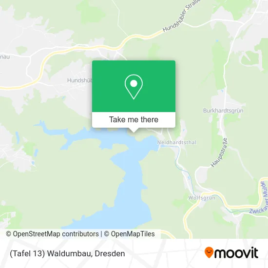 Карта (Tafel 13) Waldumbau