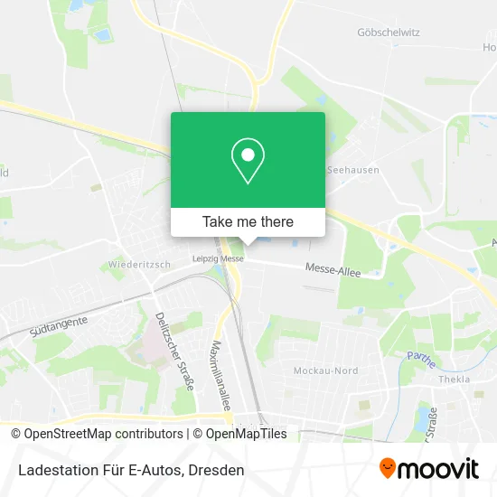 Карта Ladestation Für E-Autos