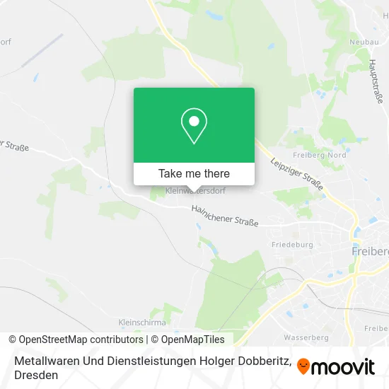 Карта Metallwaren Und Dienstleistungen Holger Dobberitz