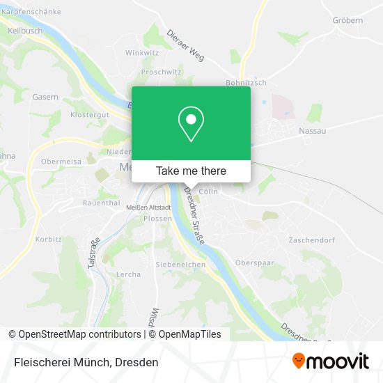 Карта Fleischerei Münch