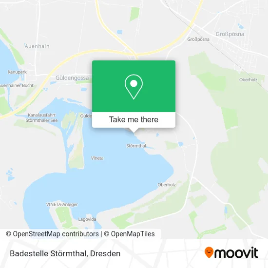 Карта Badestelle Störmthal