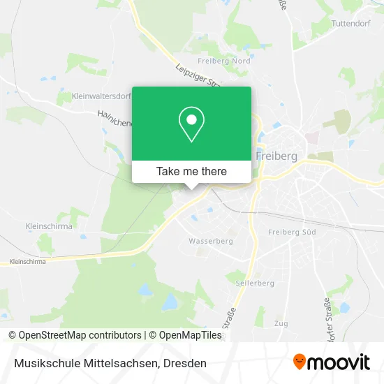 Карта Musikschule Mittelsachsen
