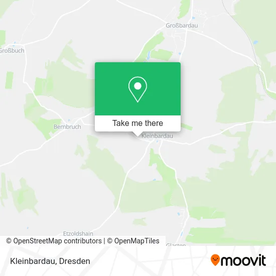 Карта Kleinbardau