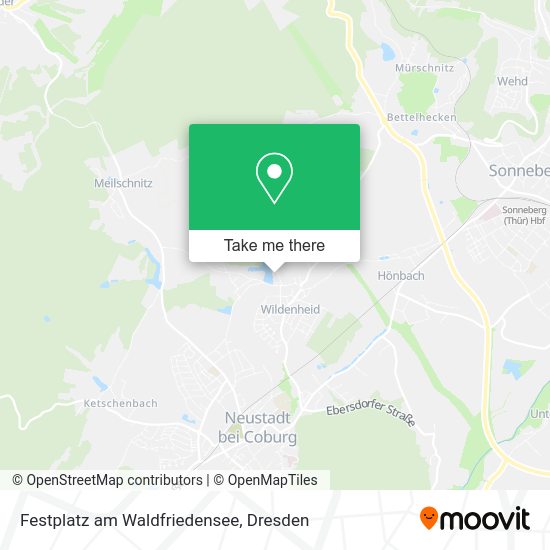 Карта Festplatz am Waldfriedensee