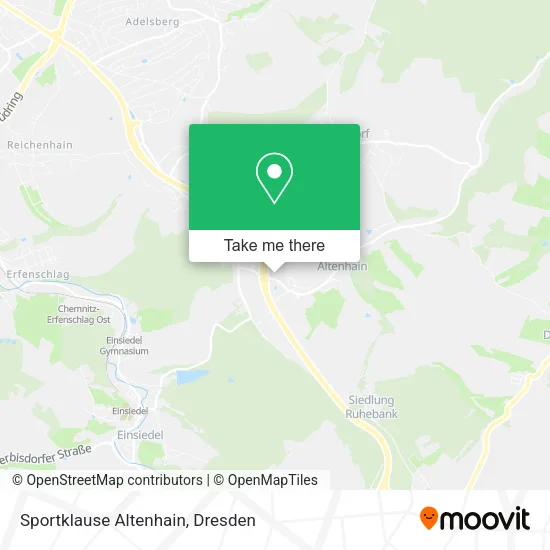 Карта Sportklause Altenhain