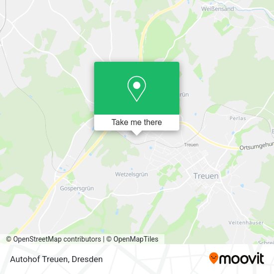 Карта Autohof Treuen