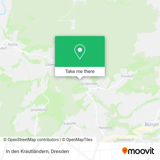 Карта In den Krautländern