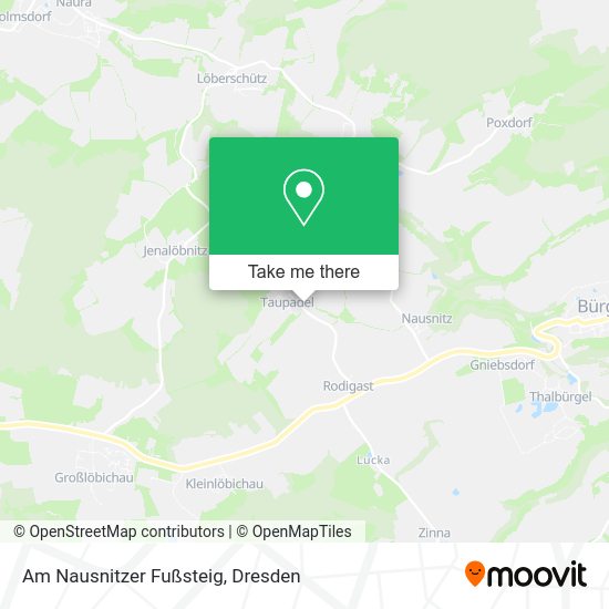 Карта Am Nausnitzer Fußsteig