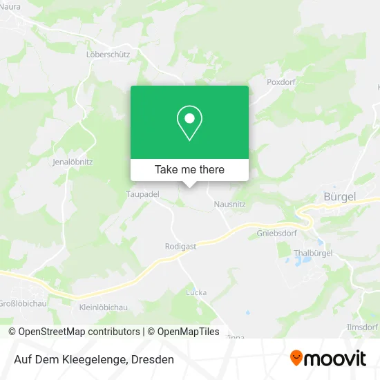 Карта Auf Dem Kleegelenge