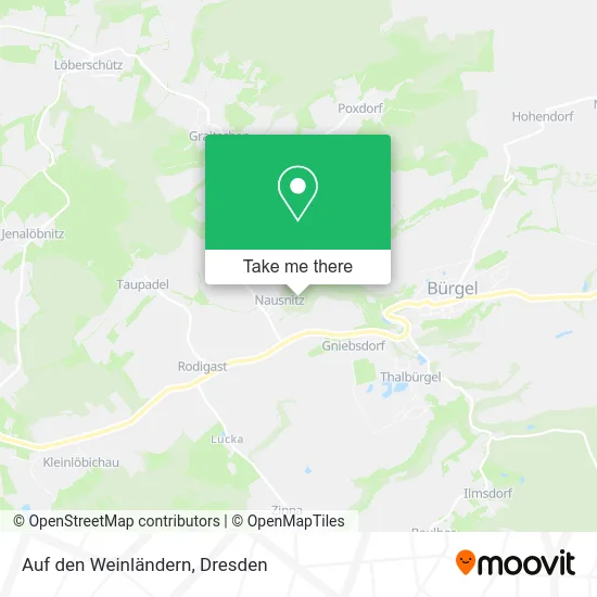 Карта Auf den Weinländern