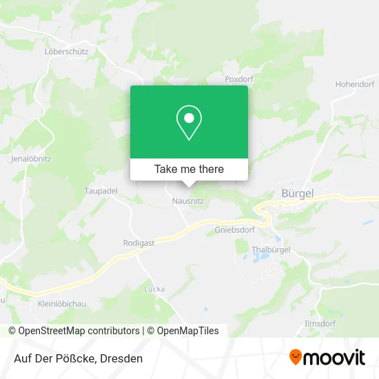 Карта Auf Der Pößcke