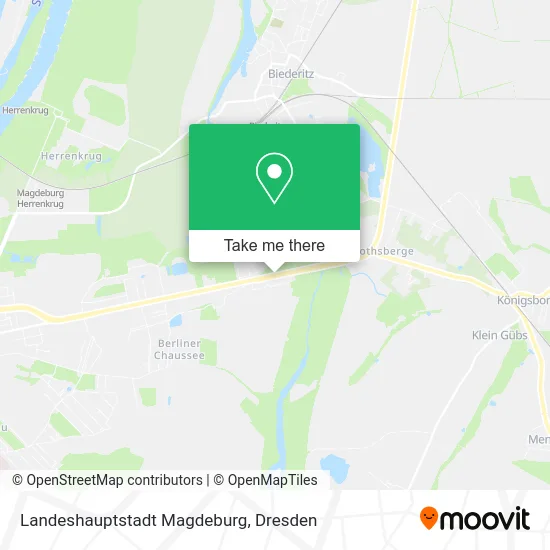 Карта Landeshauptstadt Magdeburg