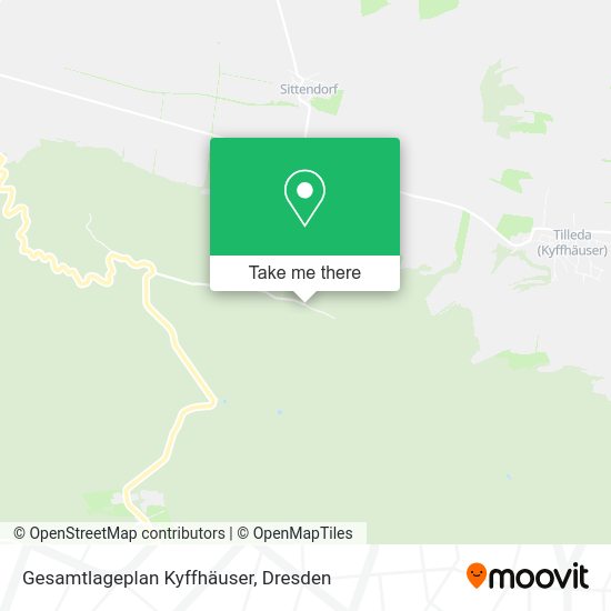 Карта Gesamtlageplan Kyffhäuser