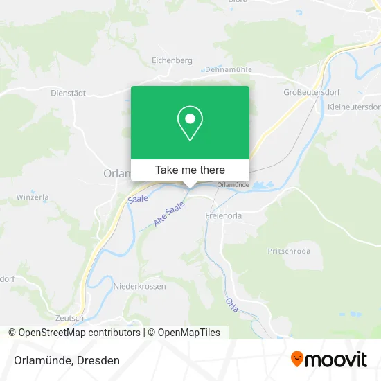 Карта Orlamünde