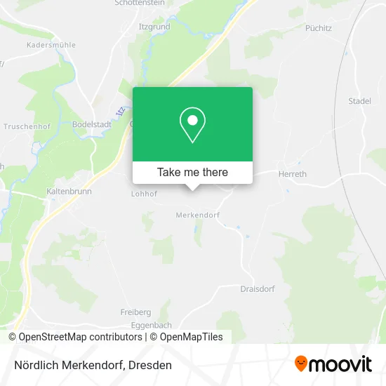 Карта Nördlich Merkendorf