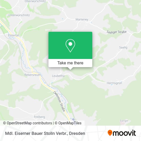 Карта Mdl. Eiserner Bauer Stolln Verbr.