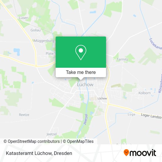 Карта Katasteramt Lüchow