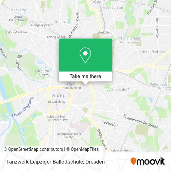 Карта Tanzwerk Leipziger Ballettschule