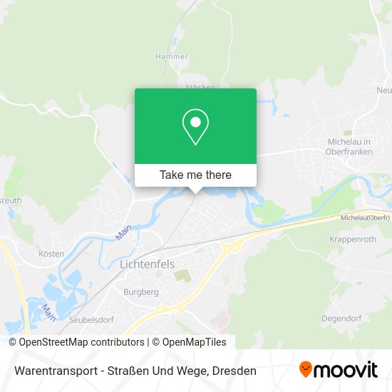 Карта Warentransport - Straßen Und Wege