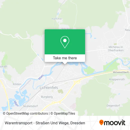 Карта Warentransport - Straßen Und Wege