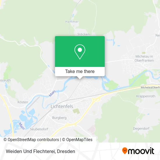 Карта Weiden Und Flechterei