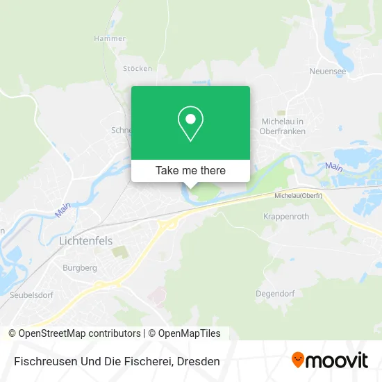 Карта Fischreusen Und Die Fischerei