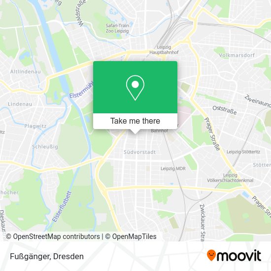 Карта Fußgänger