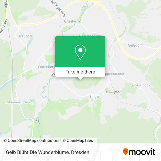 Карта Gelb Blüht Die Wunderblume