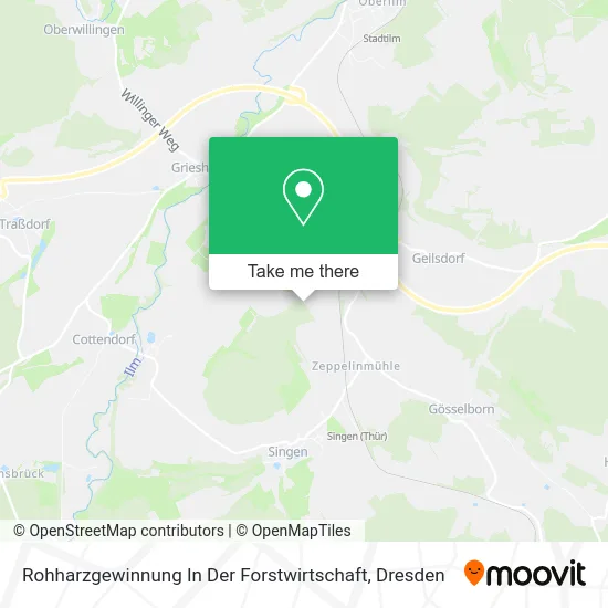 Rohharzgewinnung In Der Forstwirtschaft map