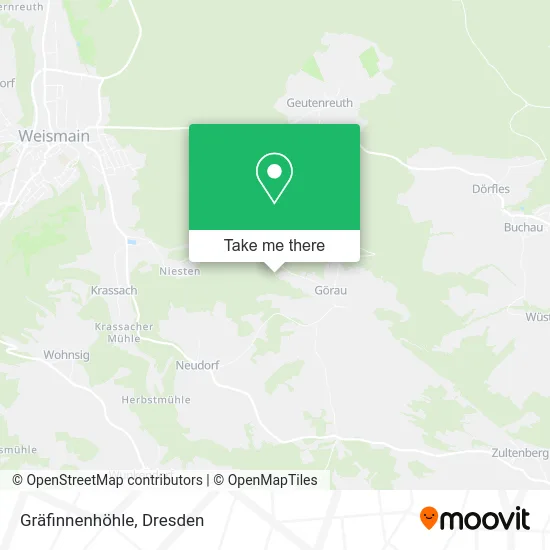 Карта Gräfinnenhöhle