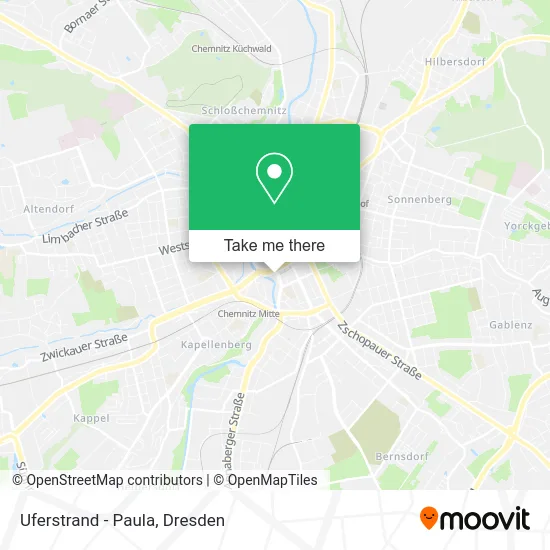 Карта Uferstrand - Paula