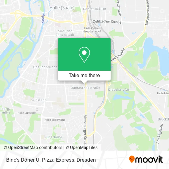 Карта Bino's Döner U. Pizza Express