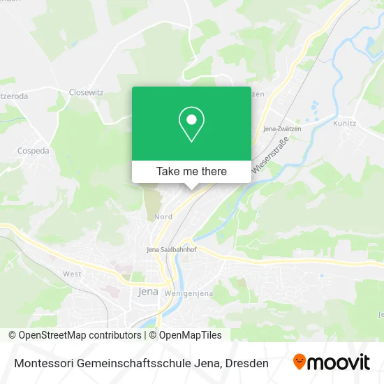 Карта Montessori Gemeinschaftsschule Jena