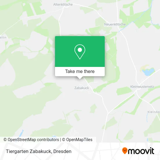 Карта Tiergarten Zabakuck