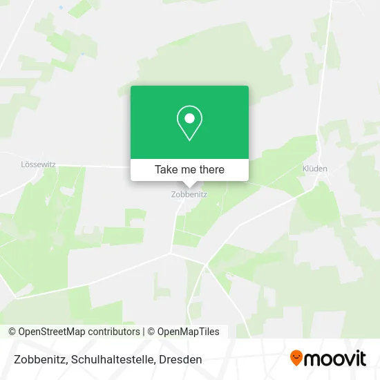 Карта Zobbenitz, Schulhaltestelle