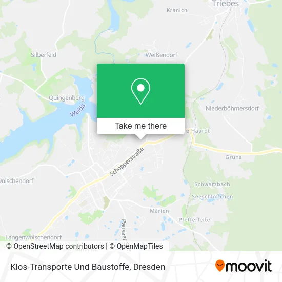 Карта Klos-Transporte Und Baustoffe