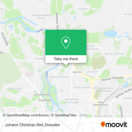 Карта Johann Christian Reil