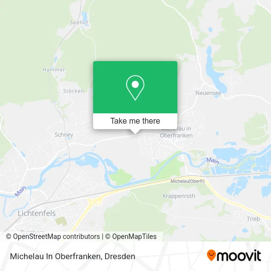 Карта Michelau In Oberfranken