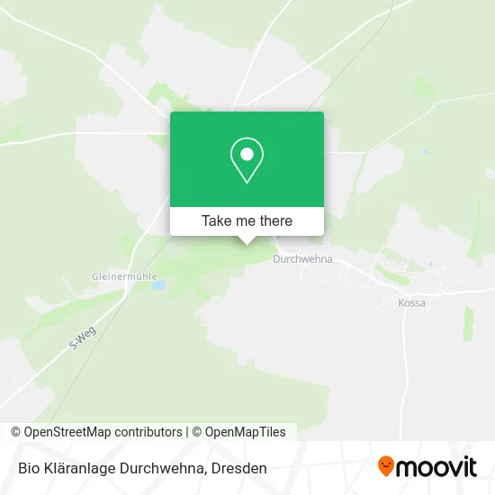 Карта Bio Kläranlage Durchwehna