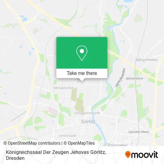 Карта Königreichssaal Der Zeugen Jehovas Görlitz