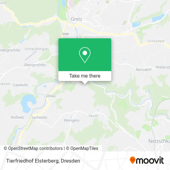 Карта Tierfriedhof Elsterberg