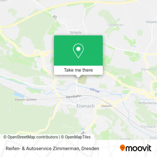 Карта Reifen- & Autoservice Zimmerman