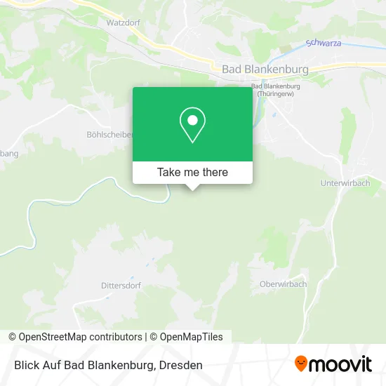 Карта Blick Auf Bad Blankenburg