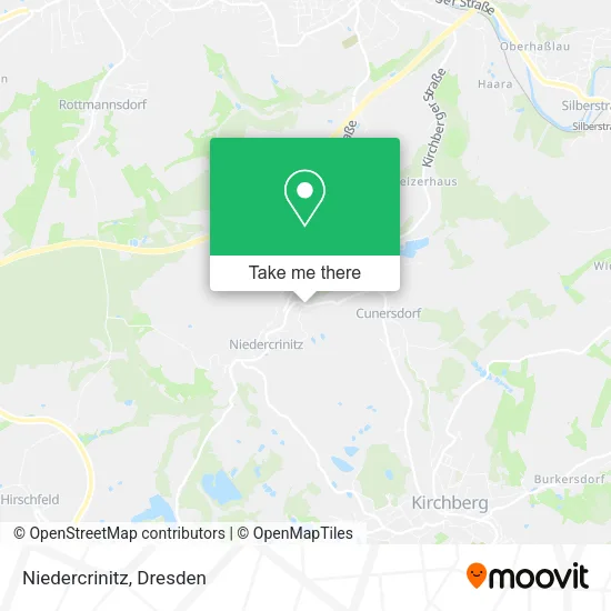Карта Niedercrinitz