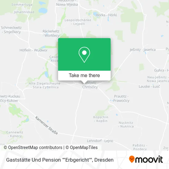 Карта Gaststätte Und Pension ""Erbgericht""