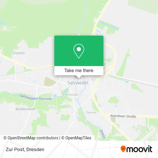 Карта Zur Post
