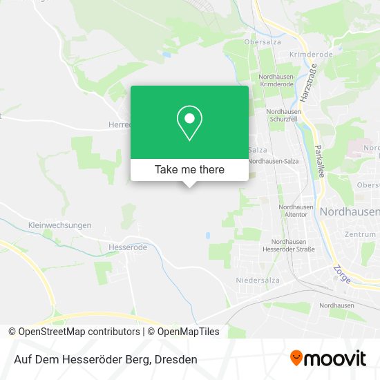 Карта Auf Dem Hesseröder Berg